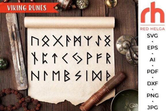 Download Viking Runes SVG, Runic Alphabet DXF - Premium Resources