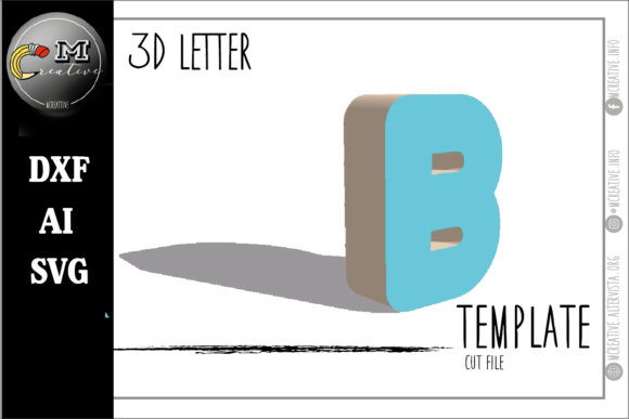 Download 3D Letter Rounded: B - Premium Resources