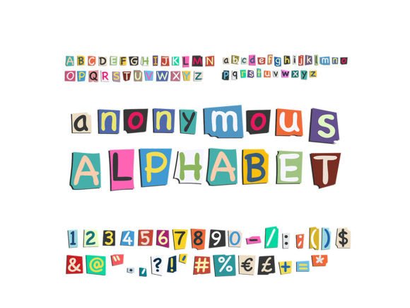 Download Anonymous Letters SVG - Premium Resources