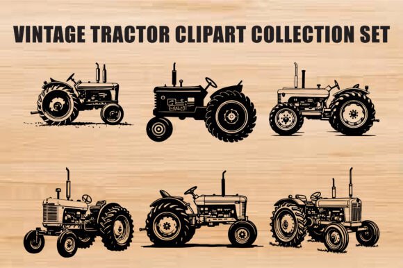 Download Vintage Tractor Clipart Collection - Premium Resources